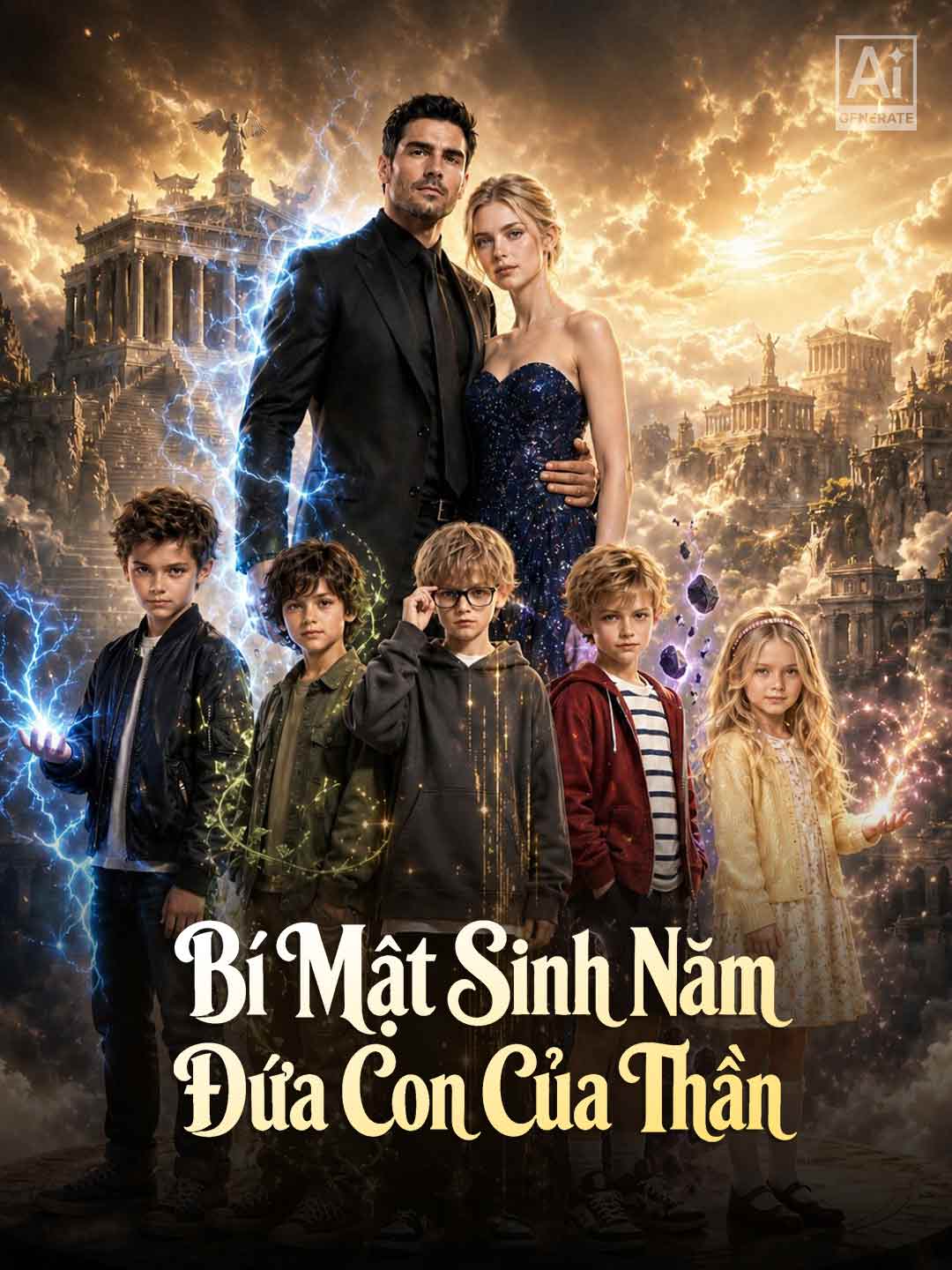 Poster phim ngắn Bí Mật Sinh Năm Đứa Con Của Thần