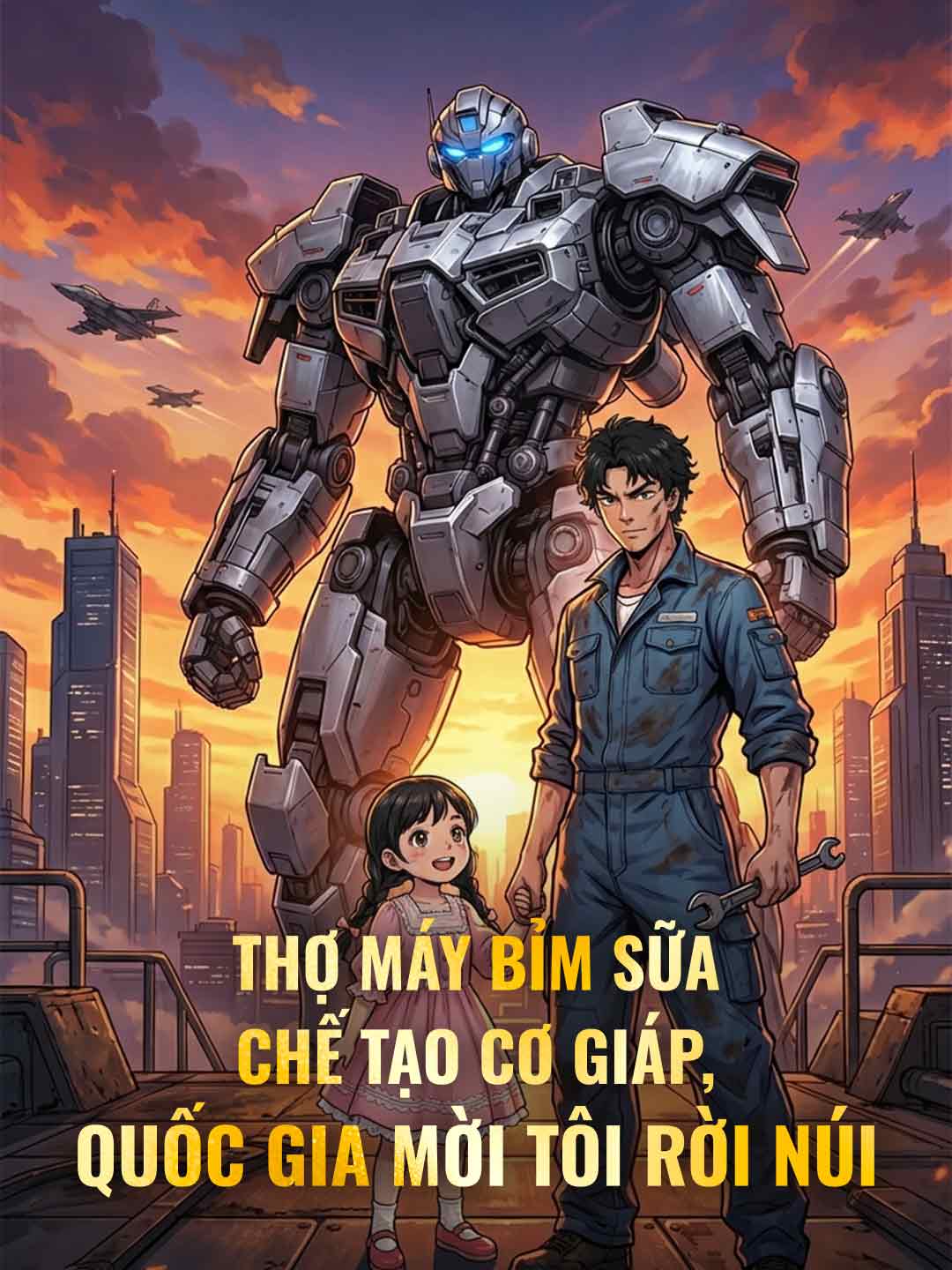 Poster phim ngắn Thợ Máy Bỉm Sữa Chế Tạo Cơ Giáp, Quốc Gia Mời Tôi Rời Núi